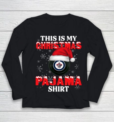 Winnipeg Jets This Is My Christmas Pajama Shirt NHL Youth Long Sleeve