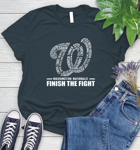Washington Nationals finish the fight Women's T-Shirt 11