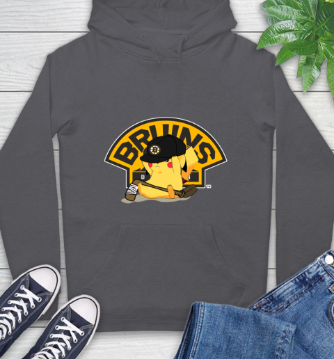 NHL Pikachu Hockey Sports Boston Bruins Hoodie 7
