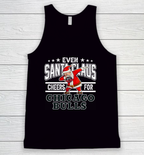 Chicago Bulls Even Santa Claus Cheers For Christmas NBA Tank Top