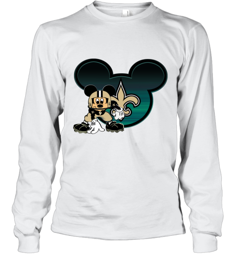 NFL New Orleans Saints Mickey Mouse Disney Football T Shirt - Rookbrand