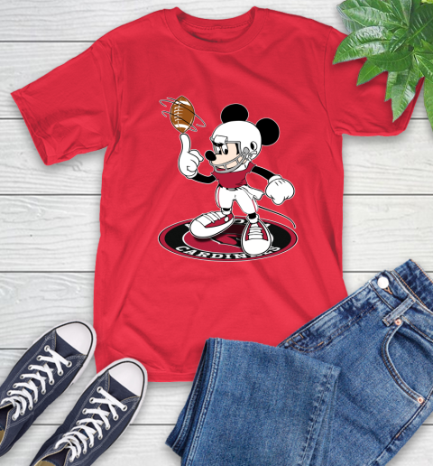 NFL Football Arizona Cardinals Cheerful Mickey Disney Shirt fish pond T-Shirt 11