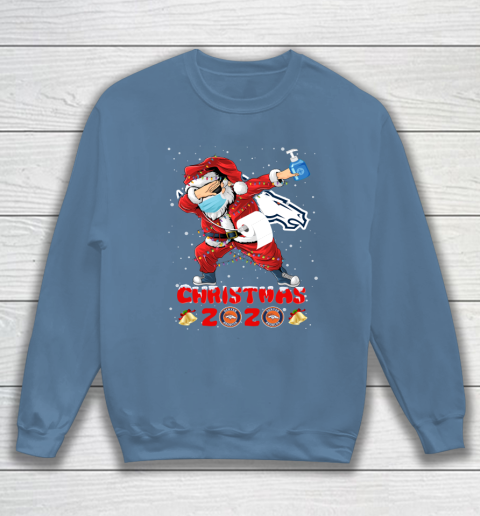 Denver Broncos Funny Santa Claus Dabbing Christmas 2020 NFL Sweatshirt 6