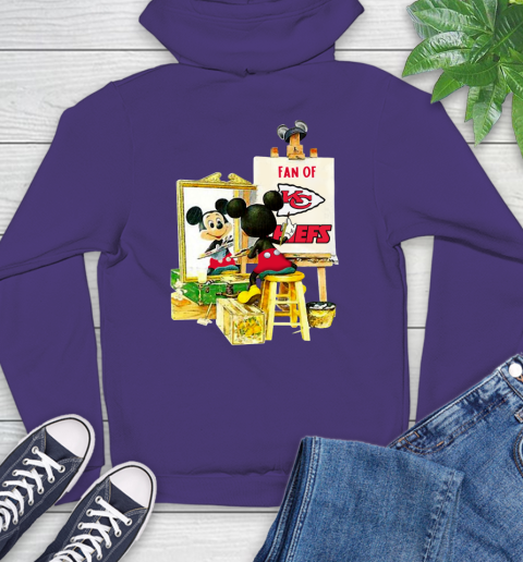 NFL Football Kansas City Chiefs Mickey Drawing Shirt 17