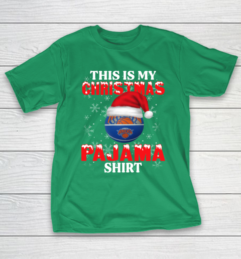New York Knicks This Is My Christmas Pajama Shirt NBA T-Shirt 5