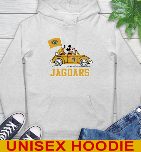 NFL Football Jacksonville Jaguars Pluto Mickey Driving Disney Shirt Hoodie