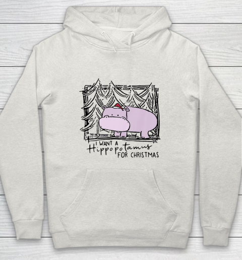 I Want A Hippopotamus For Christmas Hippo for Kid Women Men Hoodie 8