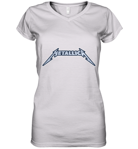 Vintage Metallica Band Rock Metal Women's V-Neck T-Shirt