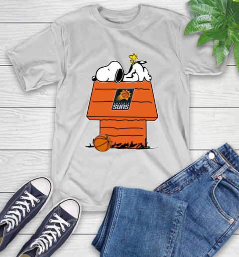 Phoenix Suns NBA Basketball Snoopy Woodstock The Peanuts Movie T-Shirt