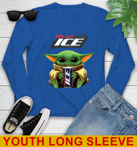 Star Wars Baby Yoda Hugs Bud Ice Beer Shirt 131