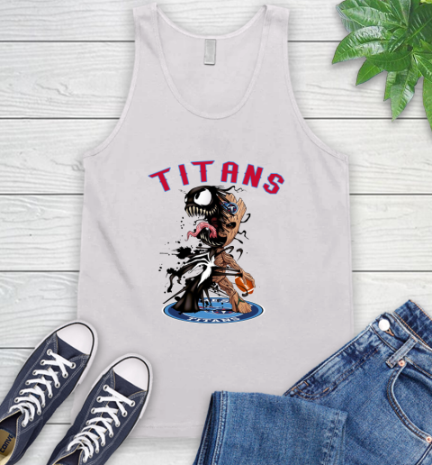 NFL Tennessee Titans Football Venom Groot Guardians Of The Galaxy Tank Top