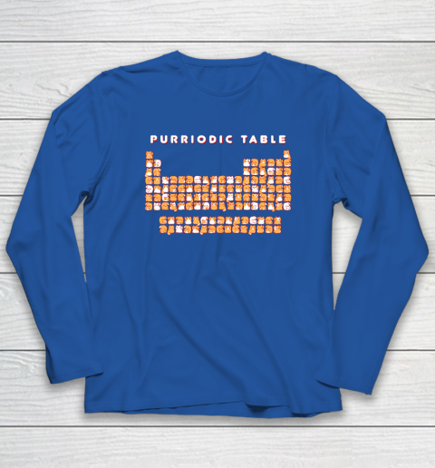 Purriodic Table Cat Funny Long Sleeve T-Shirt 5