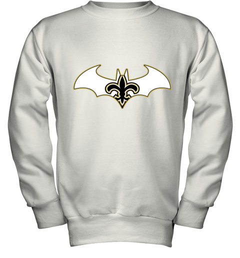 We Are The New Orleans Saints Batman NFL Mashup Youth Sweatshirt