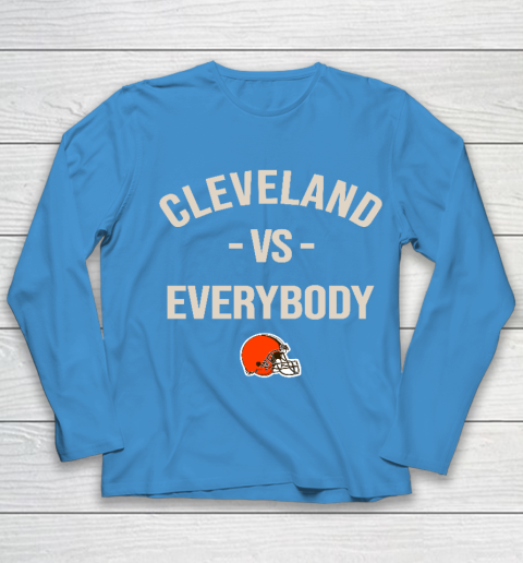 Cleveland Browns Vs Everybody Youth Long Sleeve 5
