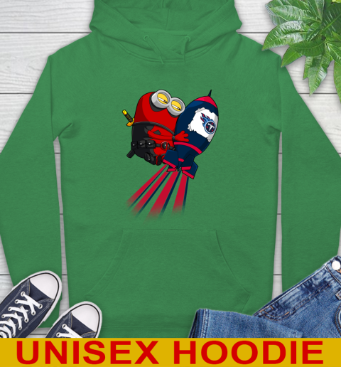 NFL Football Tennessee Titans Deadpool Minion Marvel Shirt Hoodie 8