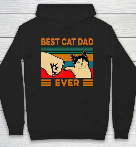 Father's Day Funny Gift Ideas Apparel  Best cat dad ever T Shirt Hoodie