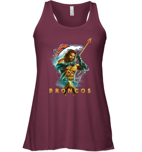 NFL Denver Broncos Aquaman DC Football Sports z7wCjwr9uOW flowy tank 32 95 151514 front maroon