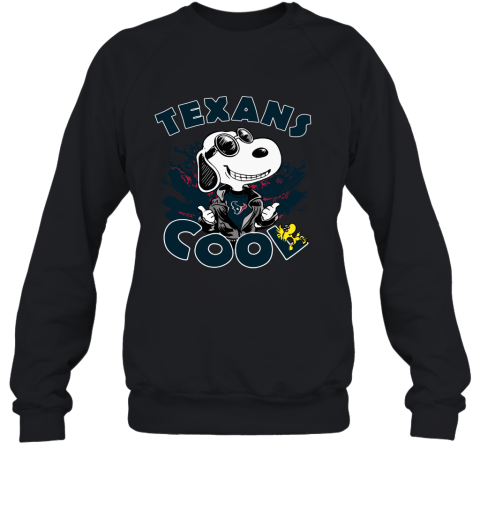 Houston Texans Snoopy Joe Cool We're Awesome Sweatshirt