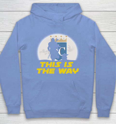 Kansas City Royals MLB Baseball Star Wars Yoda And Mandalorian This Is The Way Hoodie 8