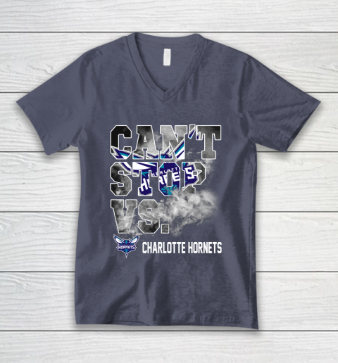 NBA Charlotte Hornets Basketball Can't Stop Vs V-Neck T-Shirt 7