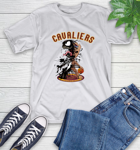 NBA Cleveland Cavaliers Basketball Venom Groot Guardians Of The Galaxy T-Shirt 12