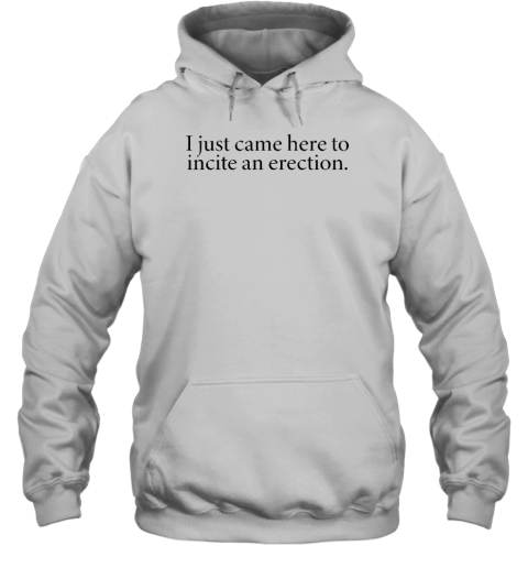 I Just Came Here To Incite An Erection Hoodie