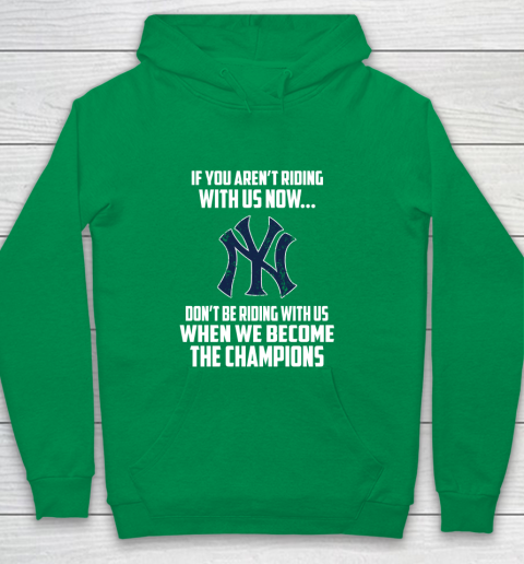MLB New York Yankees Baseball We Become The Champions Youth Hoodie 4