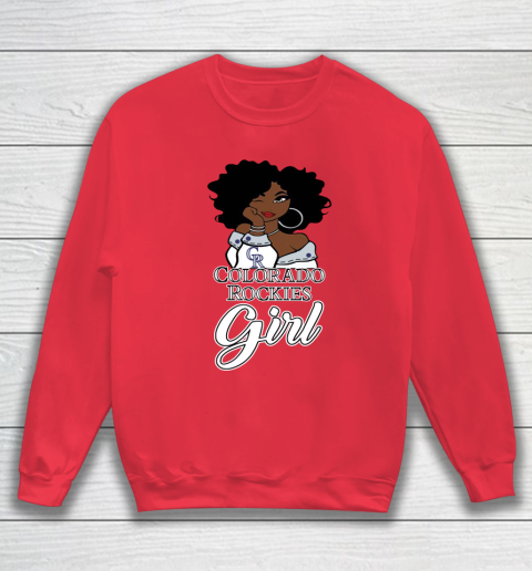 Colorado Rockiess Girl MLB Sweatshirt 8