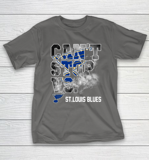 NHL St.Louis Blues Hockey Can't Stop Vs T-Shirt 8