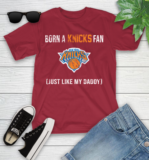 NBA New York Knicks Loyal Fan Just Like My Daddy Basketball Shirt Youth T-Shirt 12