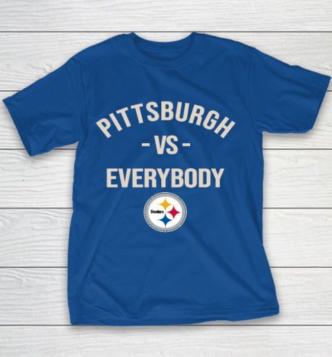 Pittsburgh Steelers Vs Everybody Youth T-Shirt 6