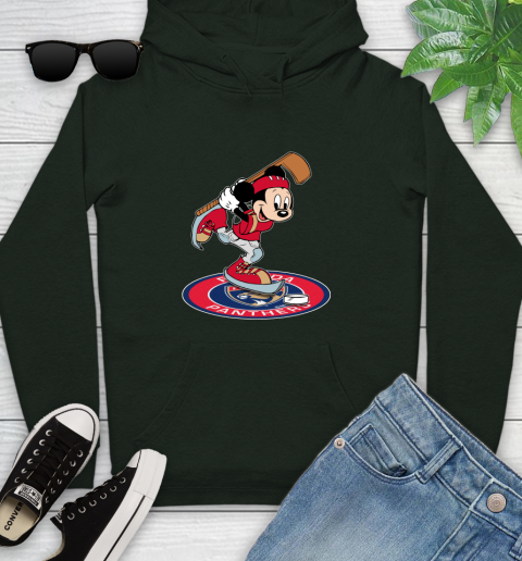 NHL Hockey Florida Panthers Cheerful Mickey Disney Shirt Youth Hoodie 12