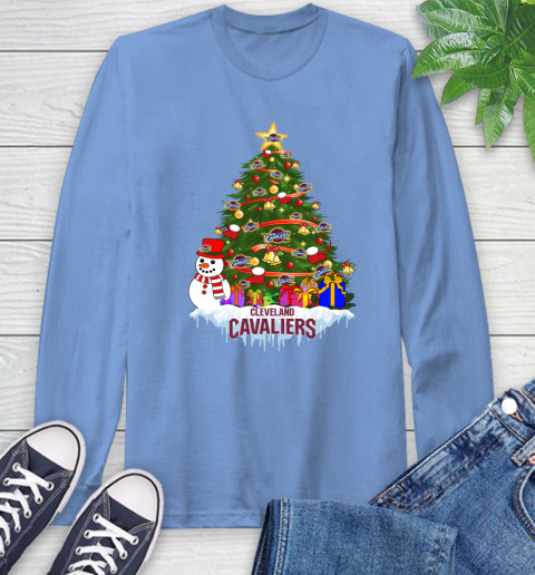 Cleveland Cavaliers Merry Christmas NBA Basketball Sports Long Sleeve T-Shirt 11