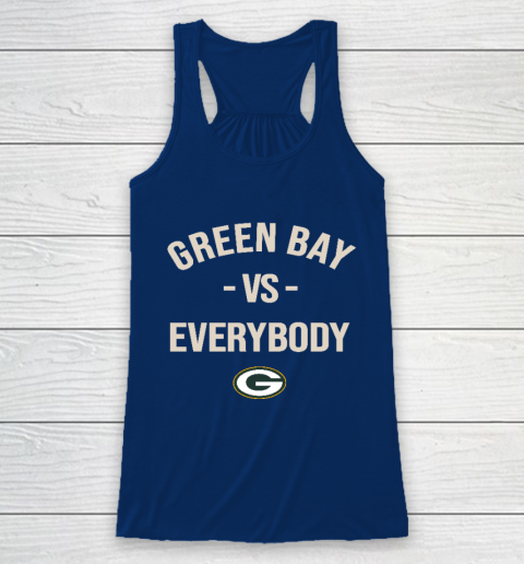 Green Bay Packers Vs Everybody Racerback Tank 6