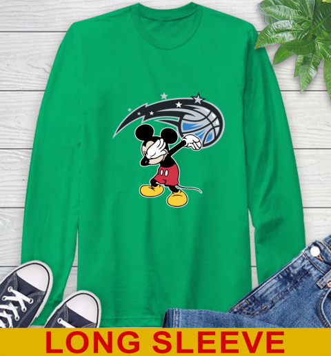 Orlando Magic NBA Basketball Dabbing Mickey Disney Sports Long Sleeve T-Shirt 7