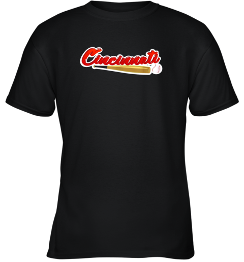 Vintage Cincinnati Baseball Shirt, Reds Ohio Baseball Youth T-Shirt