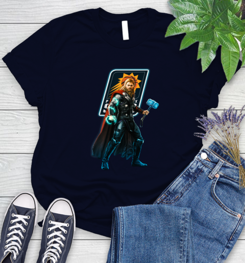NBA Thor Avengers Endgame Basketball Phoenix Suns Women's T-Shirt 3
