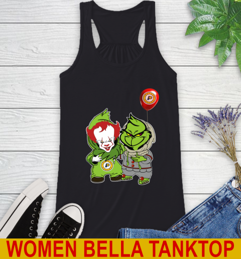 Indiana Pacers Baby Pennywise Grinch Christmas NBA Basketball Racerback Tank 2