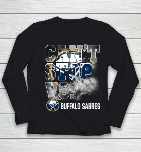 NHL Buffalo Sabres Hockey Can't Stop Vs Youth Long Sleeve