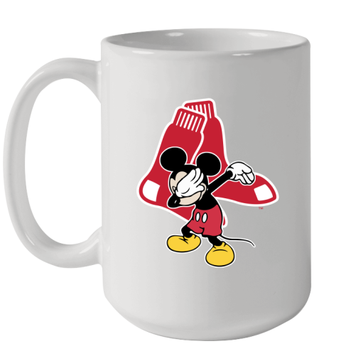 Boston Red Sox MLB Baseball Dabbing Mickey Disney Sports Ceramic Mug 15oz