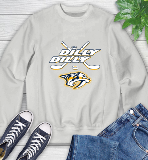 NHL Nashville Predators Dilly Dilly Hockey Sports Sweatshirt 5