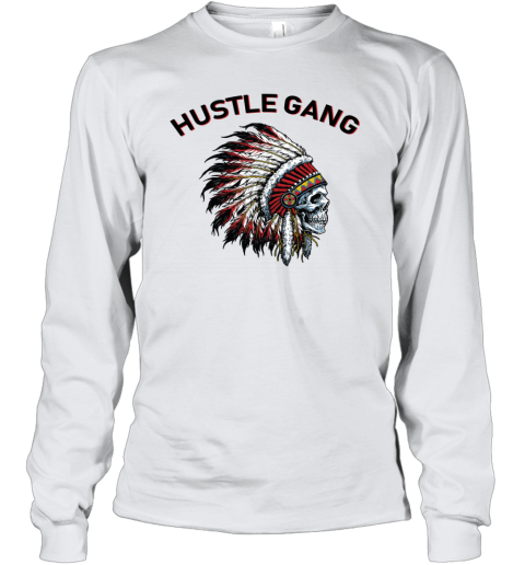 Hustle Gang jck5 hustle gang youth long sleeve 50 front white