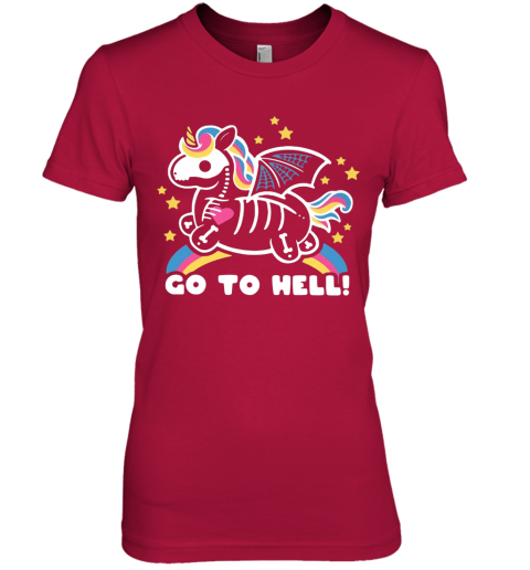 Unicorn Go To Hell Premium Women S T Shirt Cheap T Shirts Store