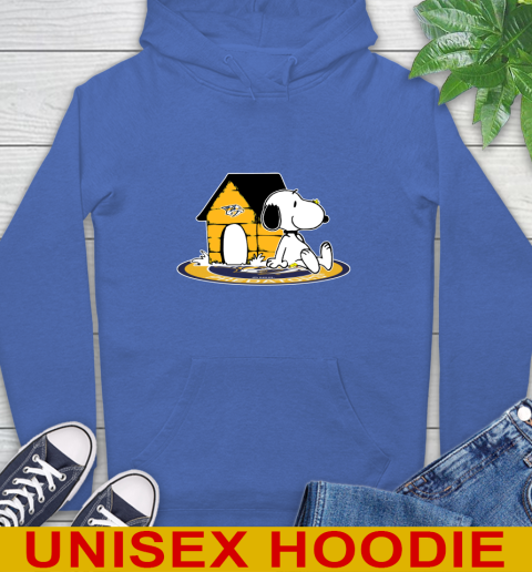 NHL Hockey Nashville Predators Snoopy The Peanuts Movie Shirt Hoodie 9