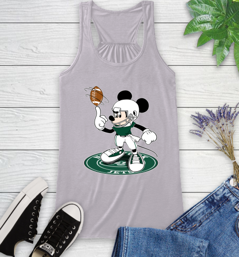 NFL Football New York Jets Cheerful Mickey Disney Shirt Racerback Tank 5