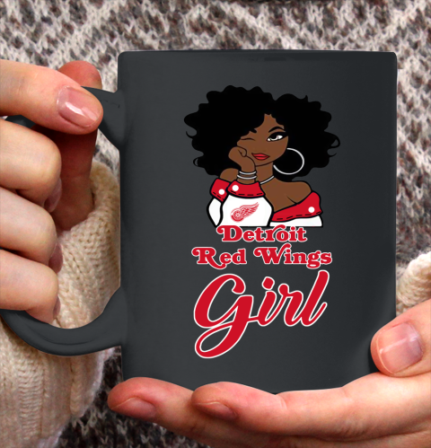 Detroit Red Wings Girl NHL Ceramic Mug 11oz 3
