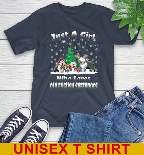Christmas Just a girl who love old english sheepdogs dog pet lover 3