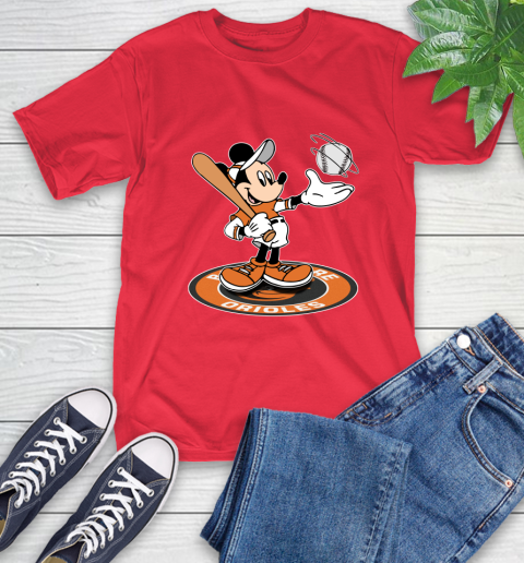 MLB Baseball Baltimore Orioles Cheerful Mickey Disney Shirt T-Shirt 12 MLB Baseball Baltimore Orioles Cheerful Mickey Disney Shirt T-Shirt - Image 12
