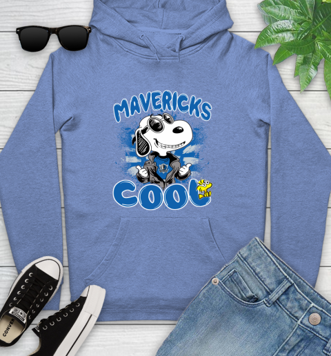 NBA Basketball Dallas Mavericks Cool Snoopy Shirt Youth Hoodie 11