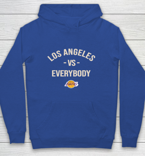 Los Angeles Lakers Vs Everybody Youth Hoodie 6